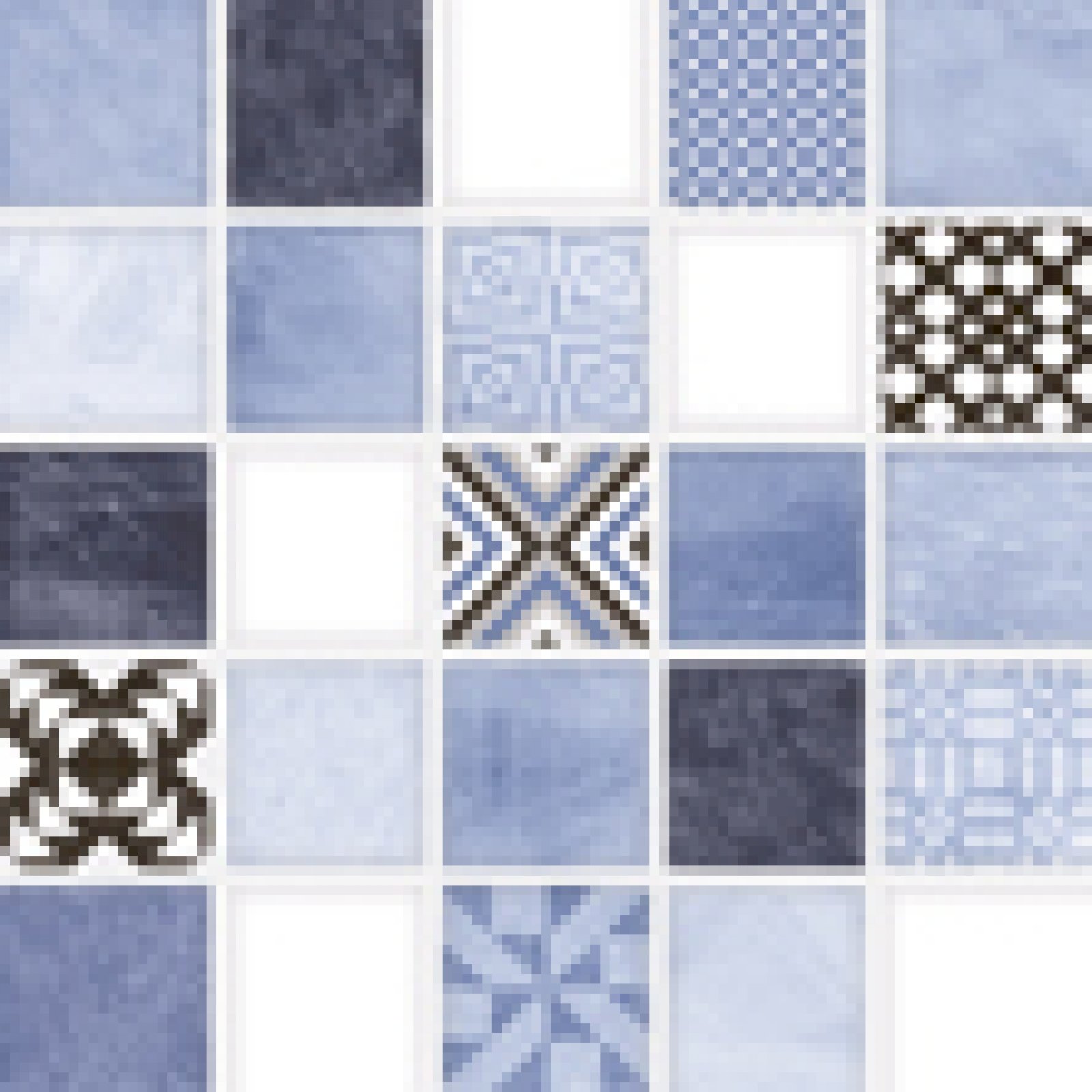 ASIA TILE 25X25 REGAL BLUE (TK)